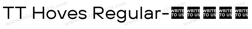 TT Hoves Regular字体转换